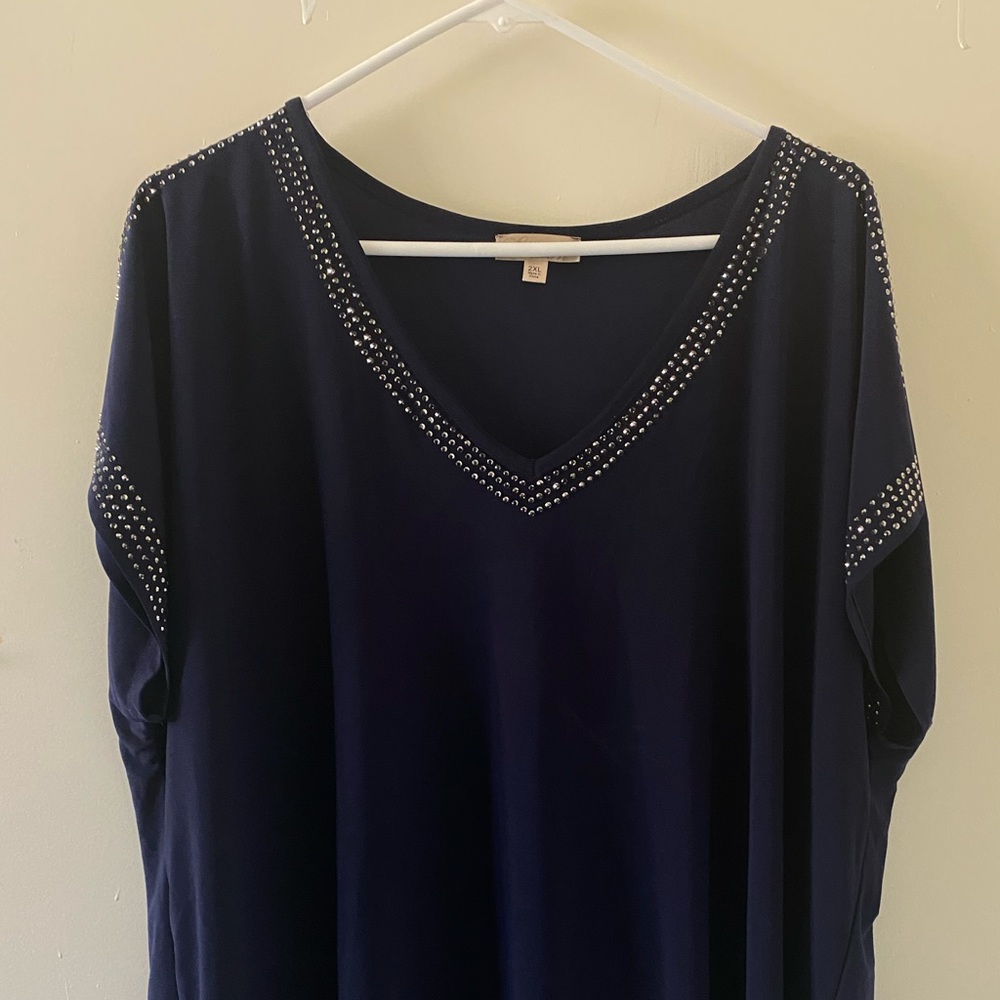 Lavish Plus dark blue shirt size 2XL